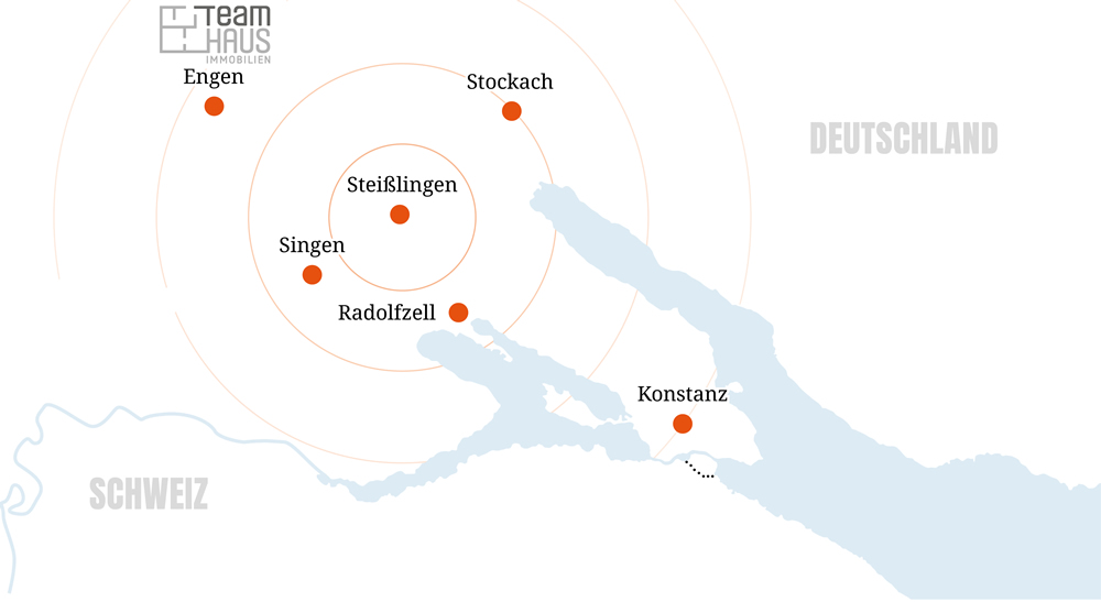 Gebietskarte Bodensee-Engen